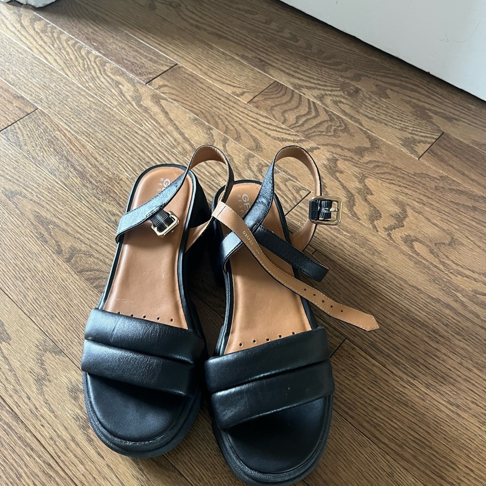 Geox women's leather sandals